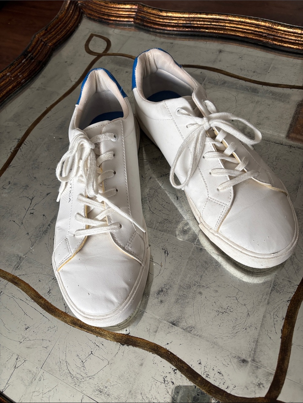 Nautica White Low-Top Sneakers